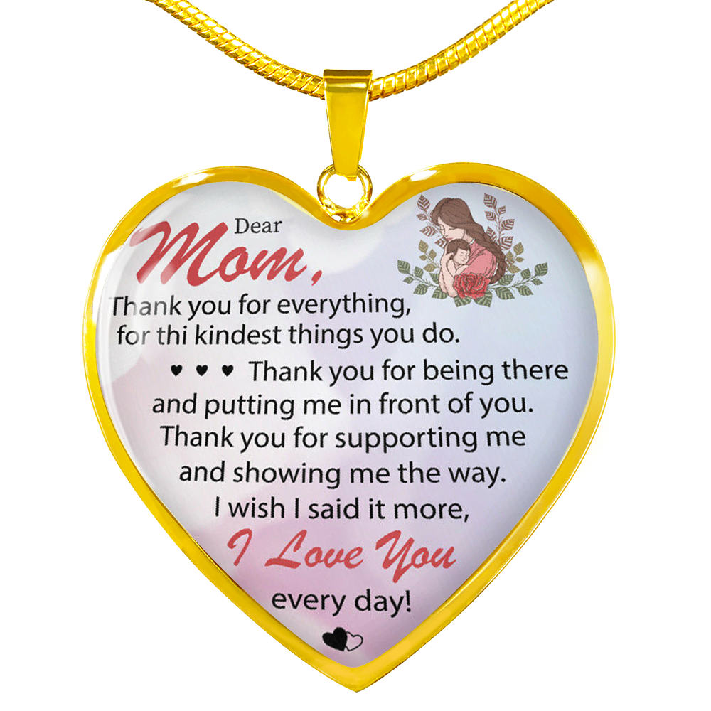 Birthday Gift for Mom Thank you for everything Mother's day Gift