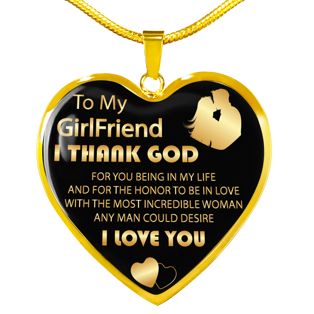To My Girlfriend Necklace Best Gift For Girlfriend Birthday