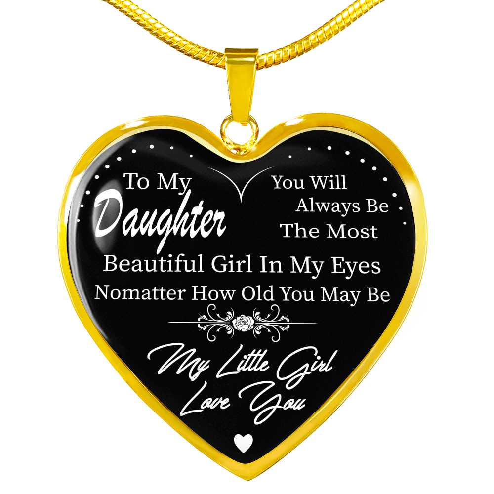To My Daughter Necklace Gift For Daughter Necklace - Father And Daughter