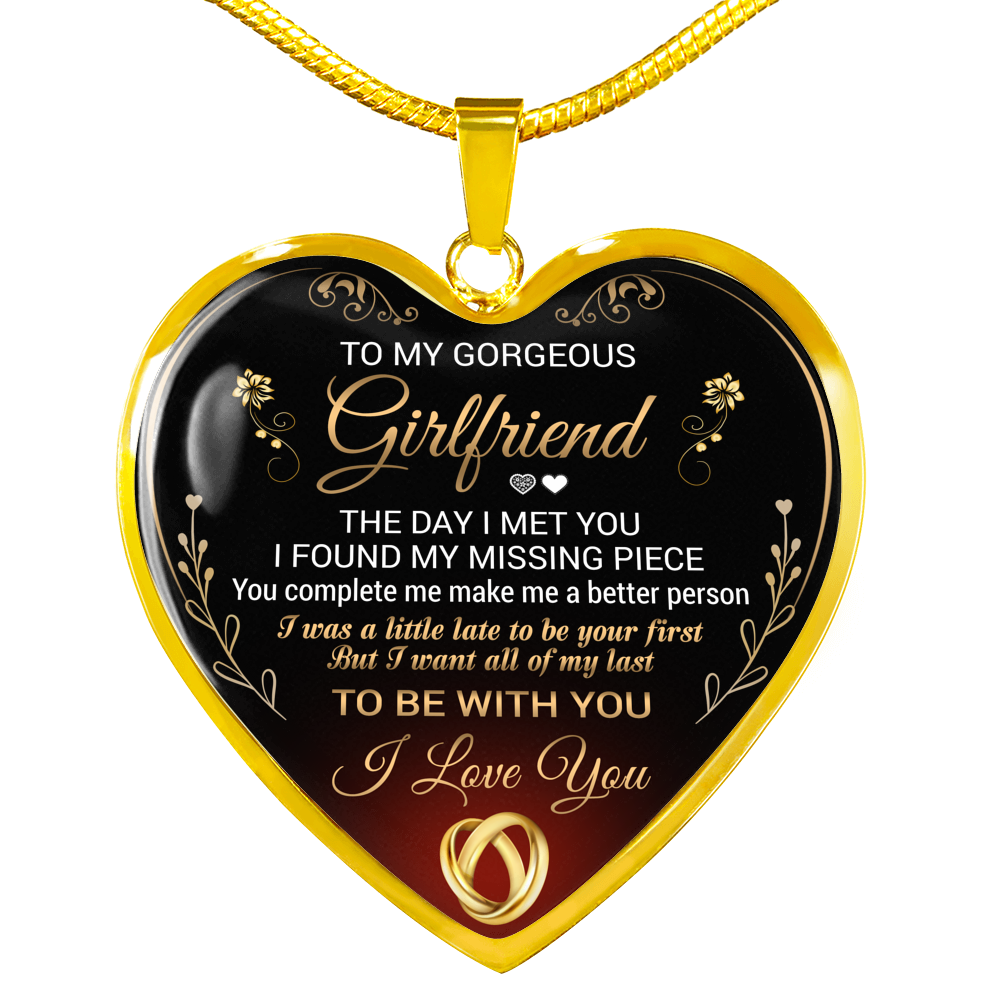 To My GIRLFRIEND Necklace Best Gift For Girlfriend From Boyfriend