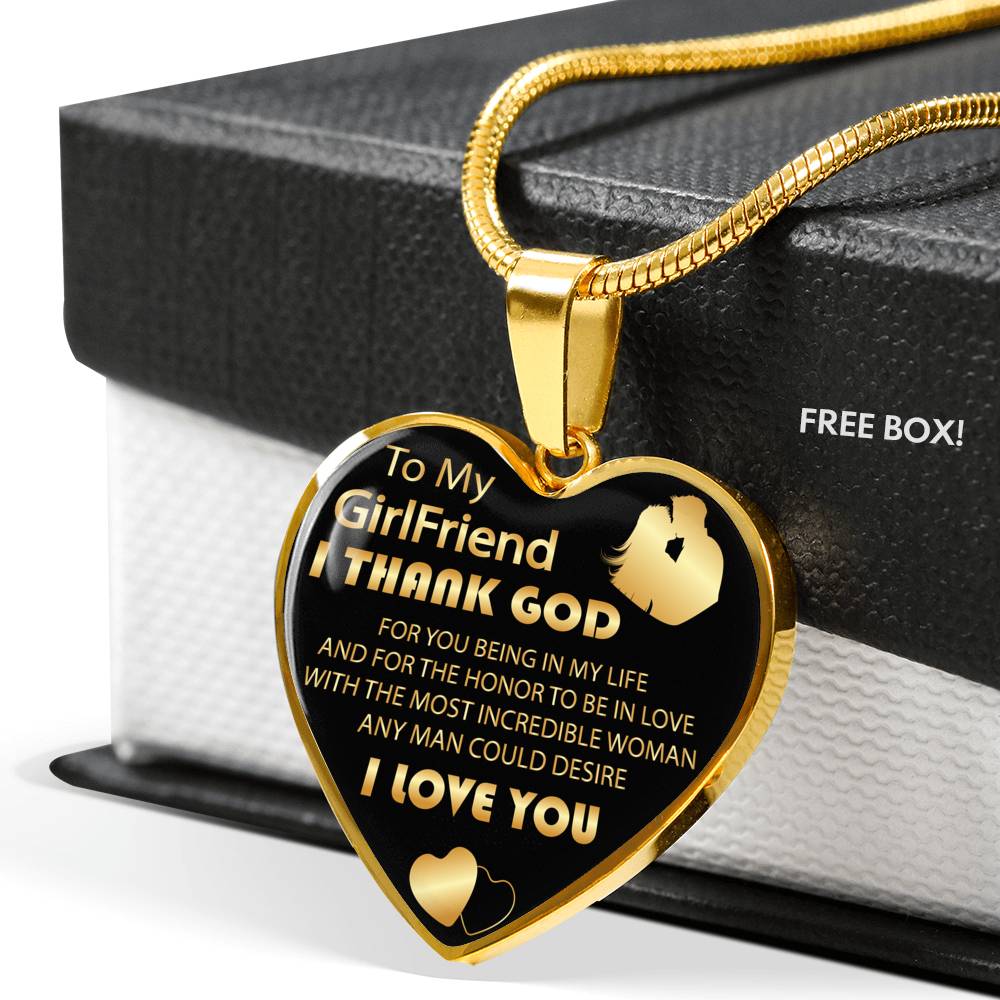 To My Girlfriend Necklace Best Gift For Girlfriend Birthday