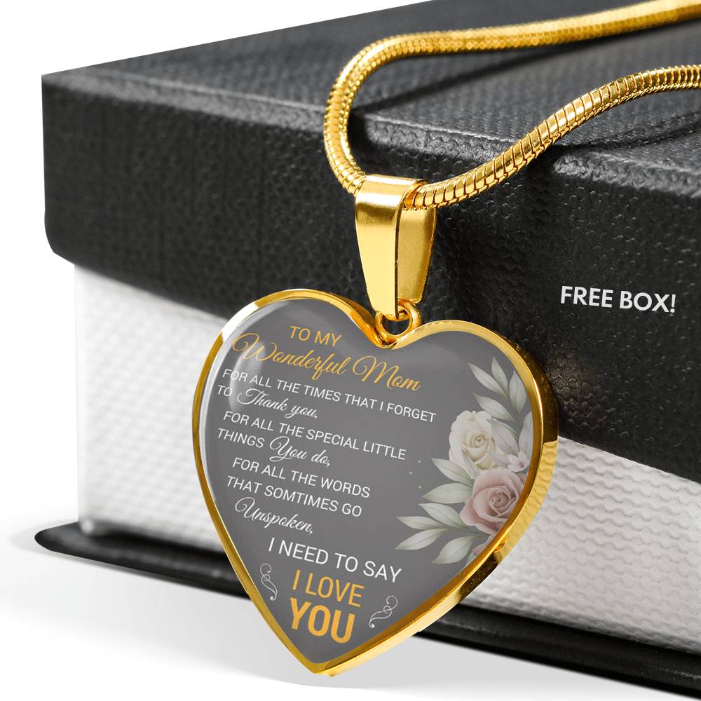 To My Wonderful Mom Gift for Mom from Son Mom Birthday Gift From Daughter Or Son