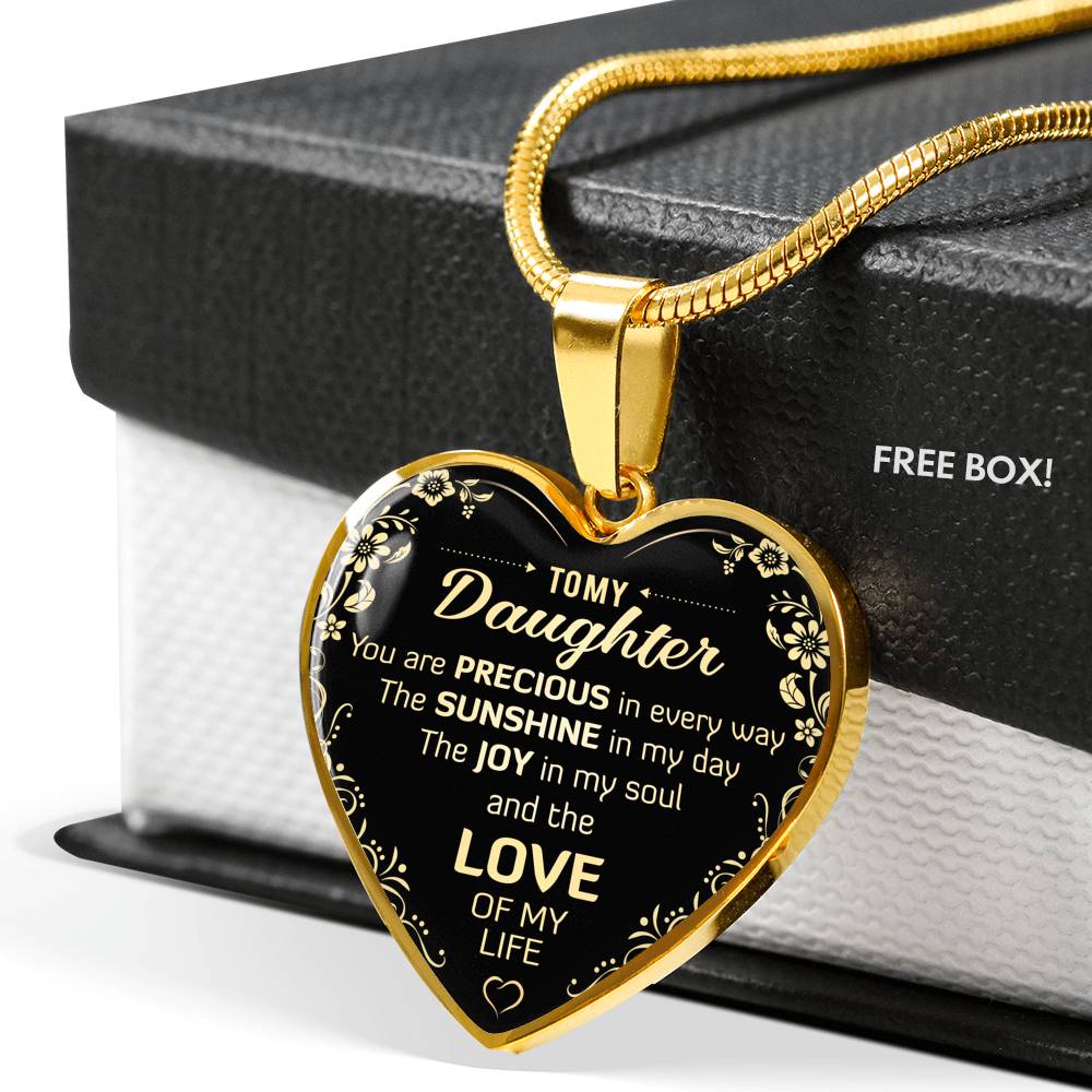 To My Daughter Necklace Birthday Gifts For Daughter From Daddy
