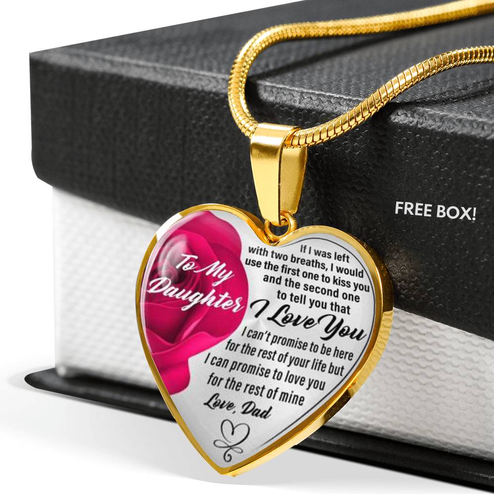 TO MY DAUGHTER NECKLACE - PERFECT AND MEANINGFUL GIFT FOR YOUR DAUGHTER!