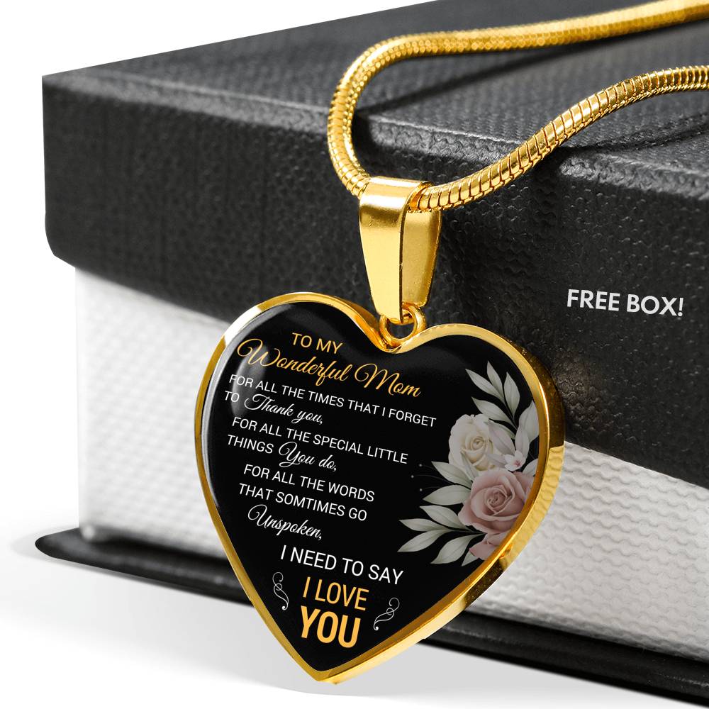 To My Wonderful Mom Gift for Mom from Son Mom Birthday Gift From Daughter Or Son