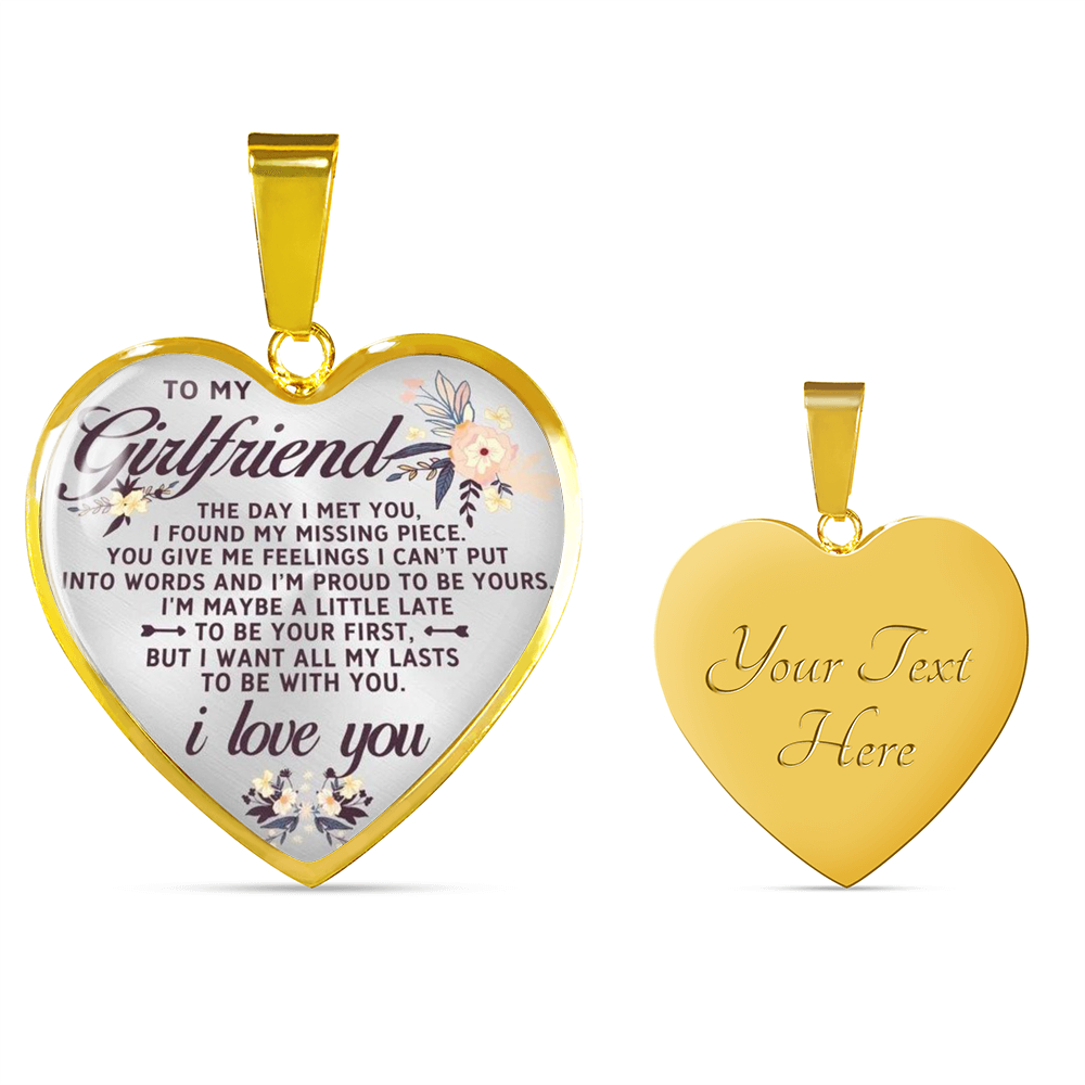 To My Girlfriend Necklace Best Gift For Girlfriend Birthday