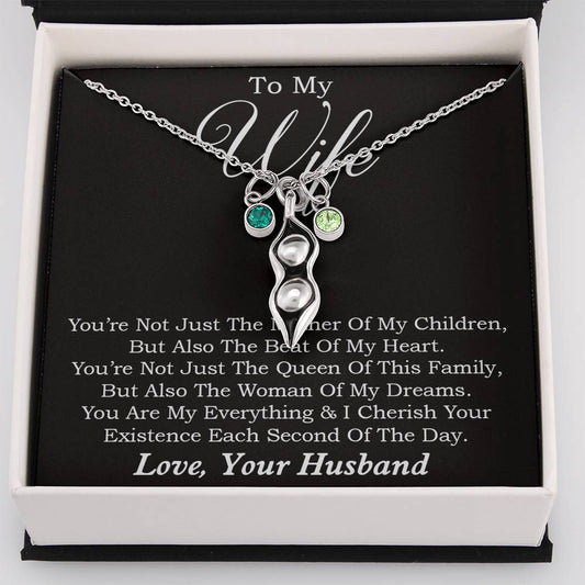Wife Gift for Mothers Day Necklace, To Wife Mother Day Gift For Wife