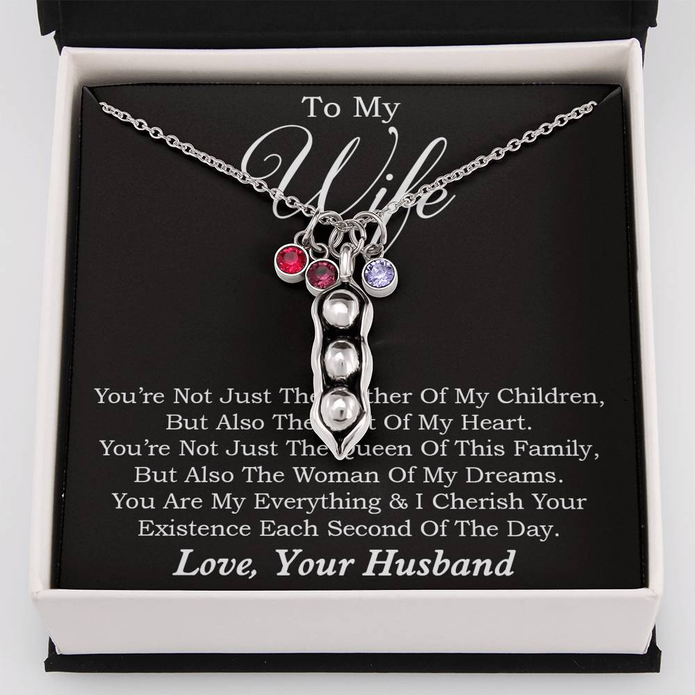 Wife Gift for Mothers Day Necklace, To Wife Mother Day Gift For Wife