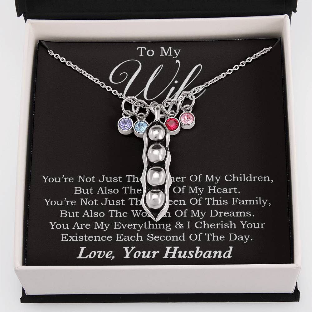 Wife Gift for Mothers Day Necklace, To Wife Mother Day Gift For Wife