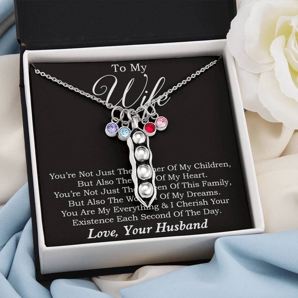 Wife Gift for Mothers Day Necklace, To Wife Mother Day Gift For Wife