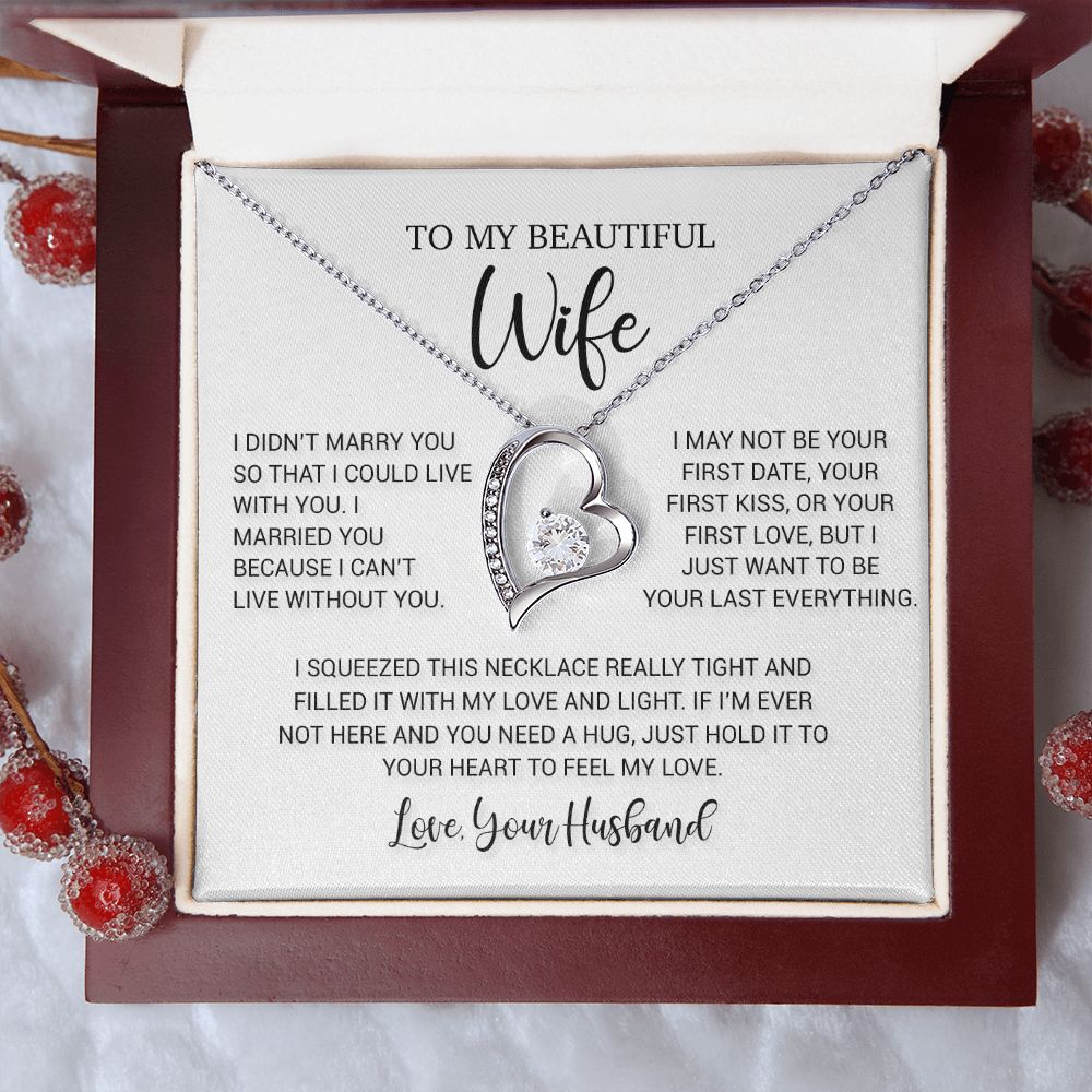 To My Wife Necklace, Valentine Gift For Her, Gift For Her, Gift For Soulmate