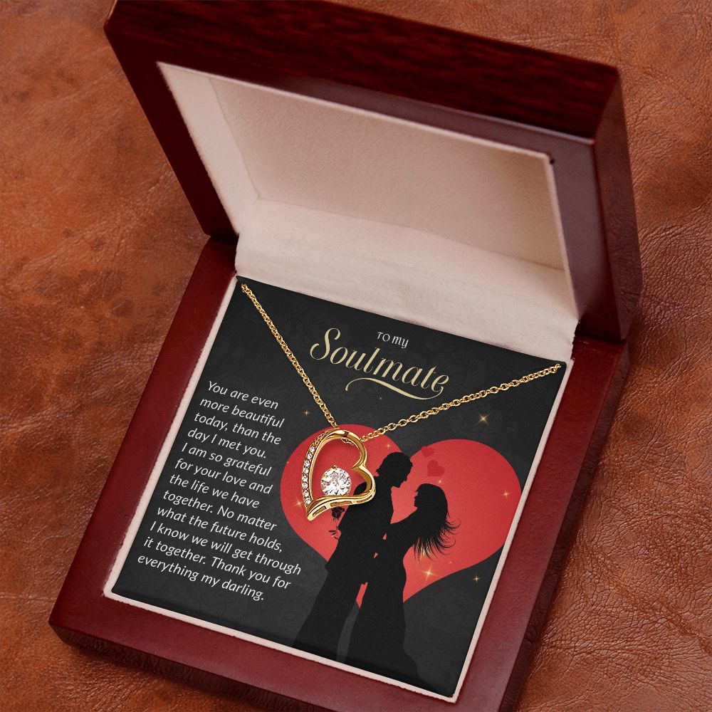 To My Soulmate Necklace, Gift For Wife, Gift from Husband, Valentine Days Gift