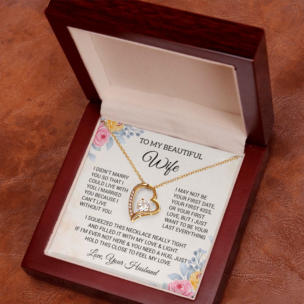 To My Wife Necklace, Gift For Soulmate, Gift For Her, Valentine Gift For Her