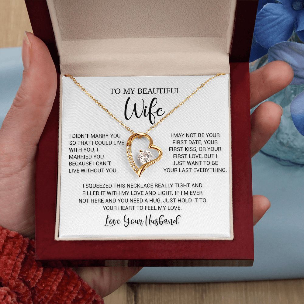 To My Wife Necklace, Valentine Gift For Her, Gift For Her, Gift For Soulmate