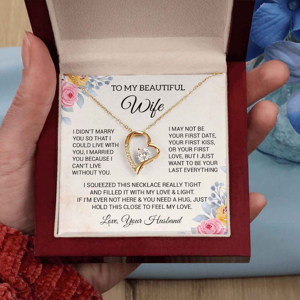 To My Wife Necklace, Gift For Soulmate, Gift For Her, Valentine Gift For Her