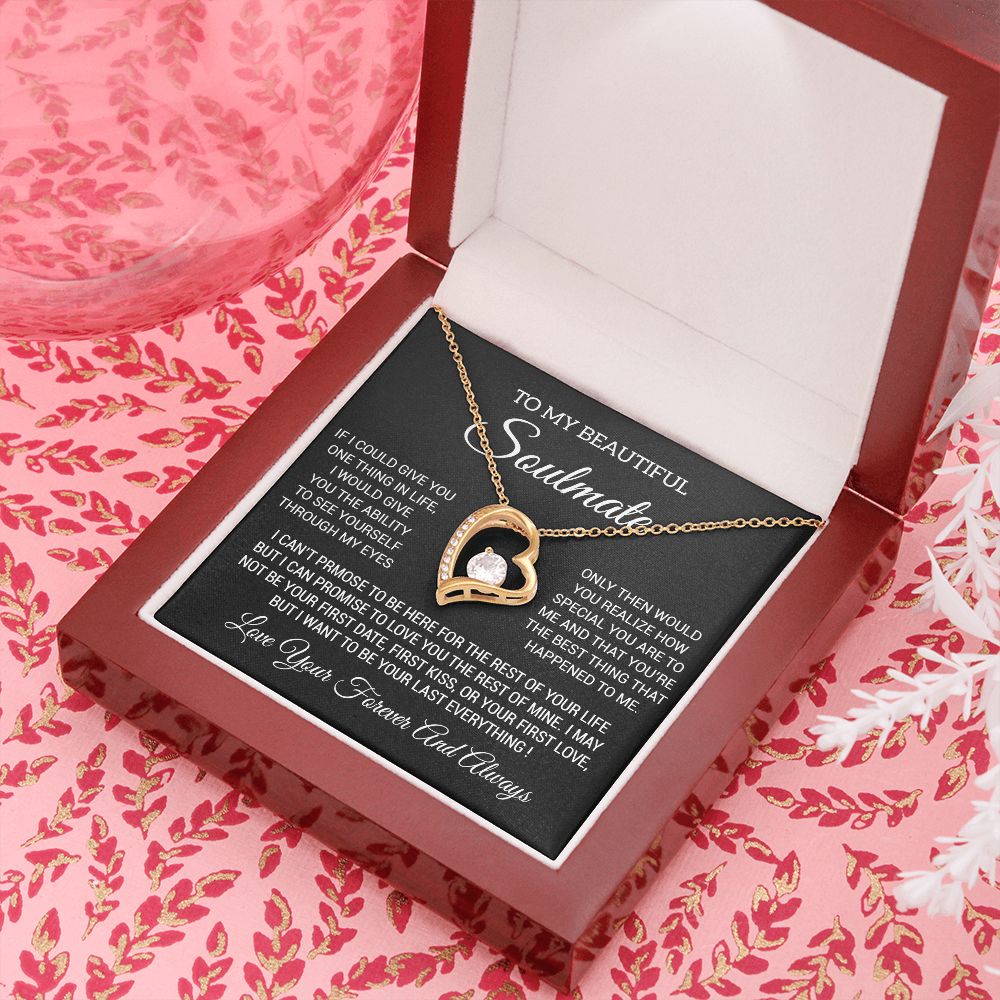 To My Soulmate Necklace, Soulmate Birthday, Soulmate Anniversary Gift
