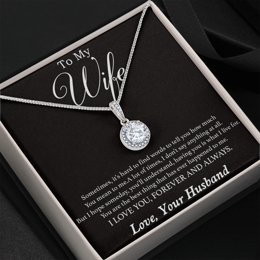 To My Wife Necklace, Gift For Wife, Anniversary Gift For Wife, Necklace For Wife