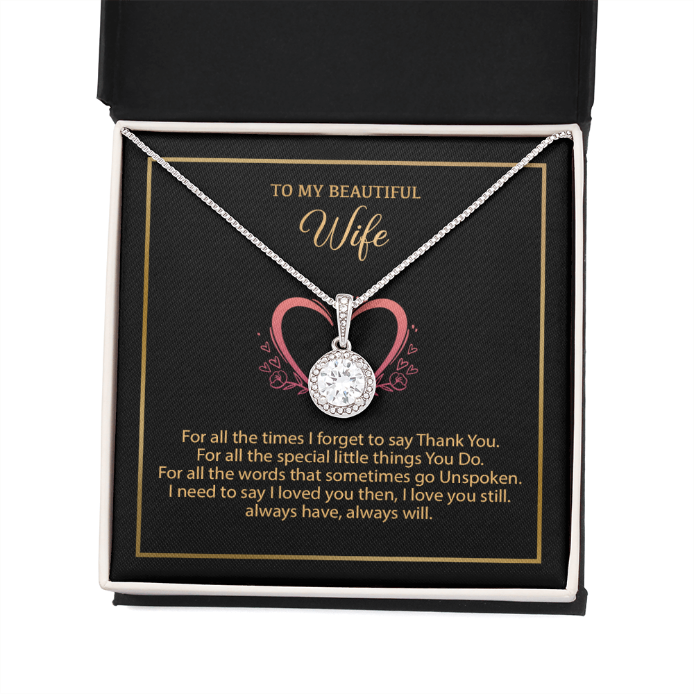 To My Wife Necklace, Gift For Wife, Anniversary Gift For Wife, Necklace For Wife