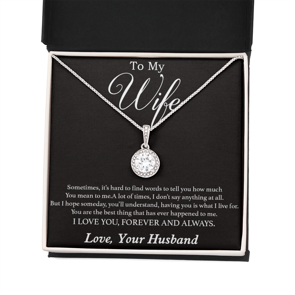 To My Wife Necklace, Gift For Wife, Anniversary Gift For Wife, Necklace For Wife