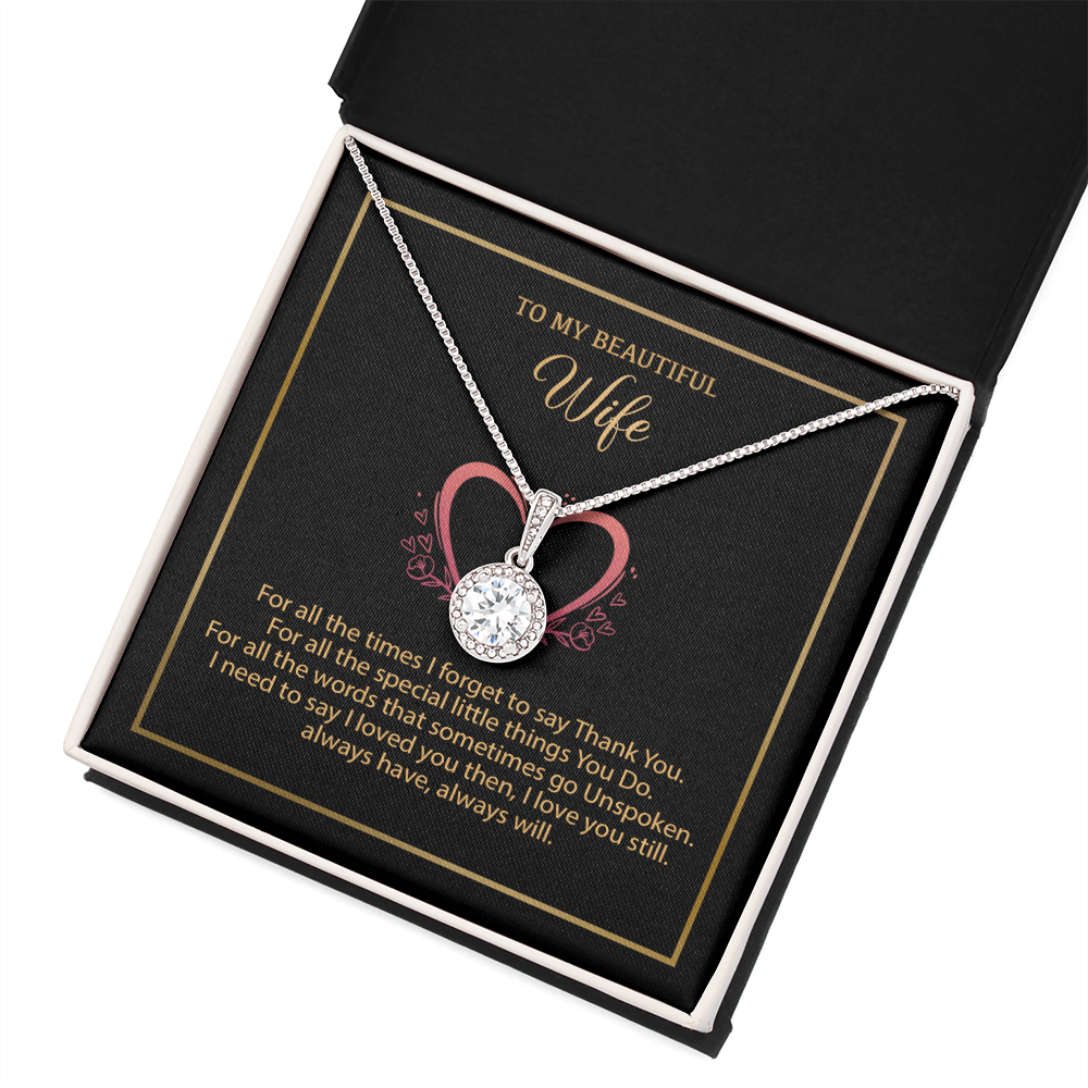 To My Wife Necklace, Gift For Wife, Anniversary Gift For Wife, Necklace For Wife