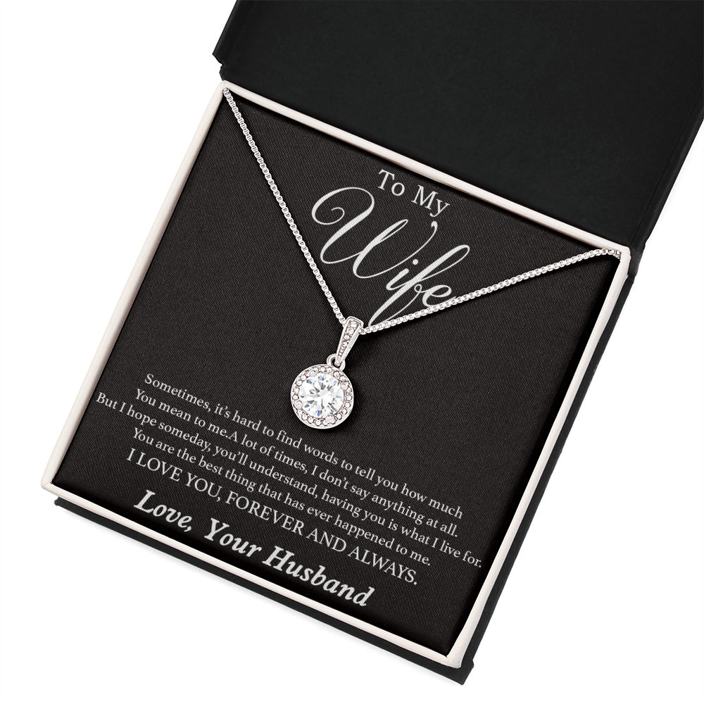 To My Wife Necklace, Gift For Wife, Anniversary Gift For Wife, Necklace For Wife