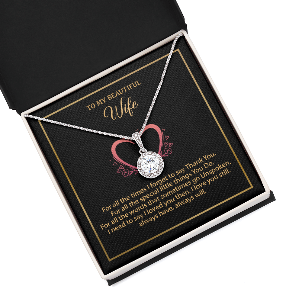 To My Wife Necklace, Gift For Wife, Anniversary Gift For Wife, Necklace For Wife