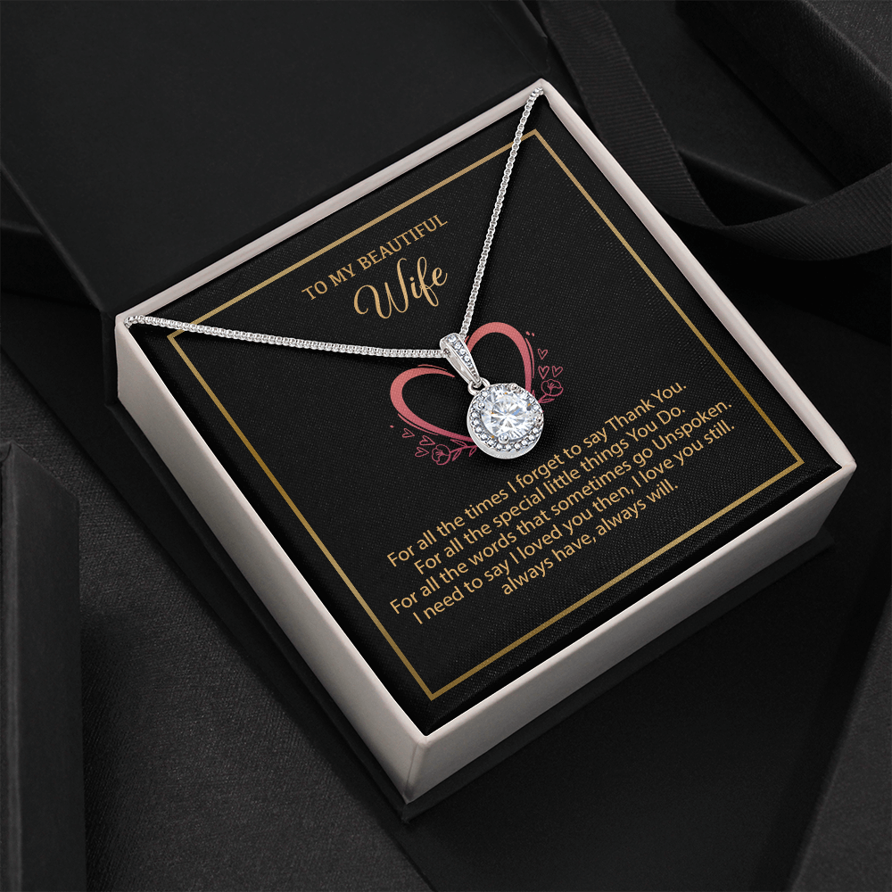 To My Wife Necklace, Gift For Wife, Anniversary Gift For Wife, Necklace For Wife