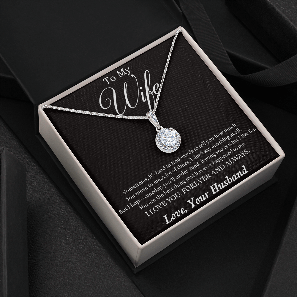 To My Wife Necklace, Gift For Wife, Anniversary Gift For Wife, Necklace For Wife