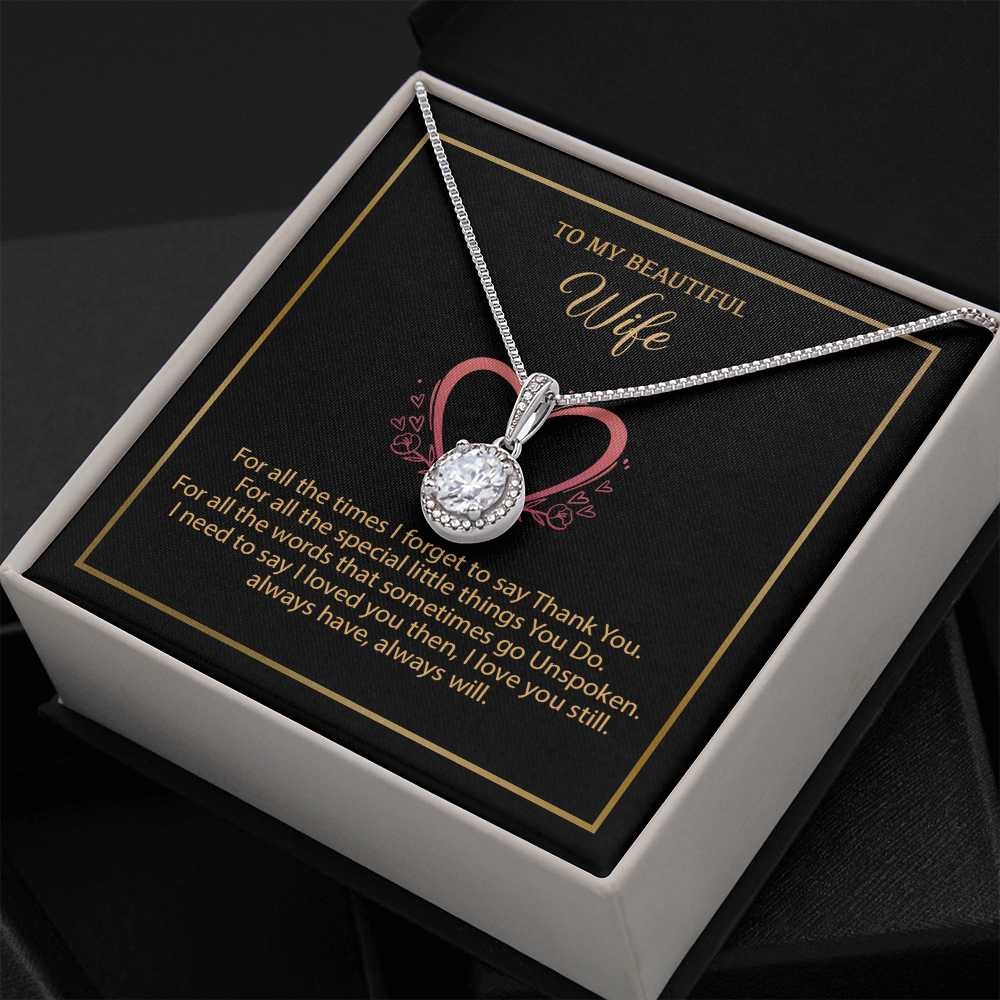 To My Wife Necklace, Gift For Wife, Anniversary Gift For Wife, Necklace For Wife