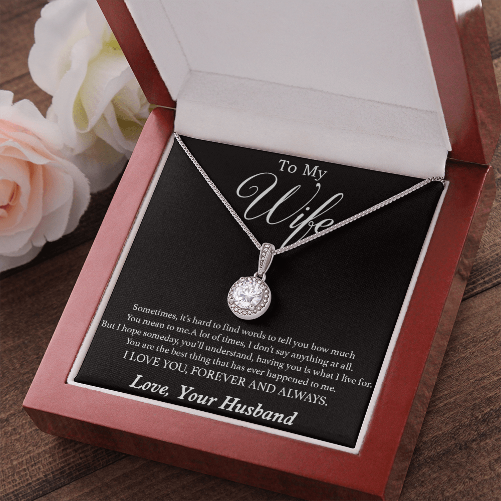 To My Wife Necklace, Gift For Wife, Anniversary Gift For Wife, Necklace For Wife