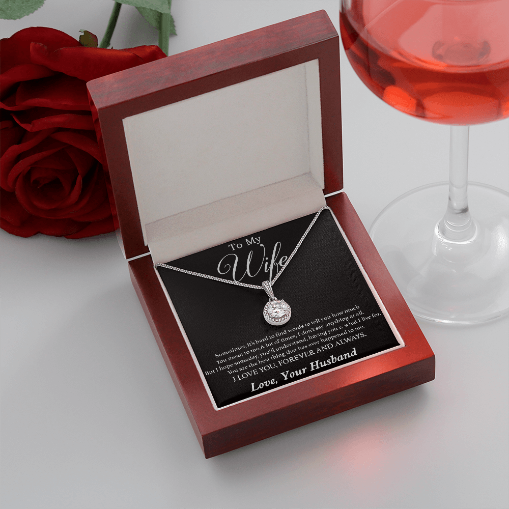 To My Wife Necklace, Gift For Wife, Anniversary Gift For Wife, Necklace For Wife