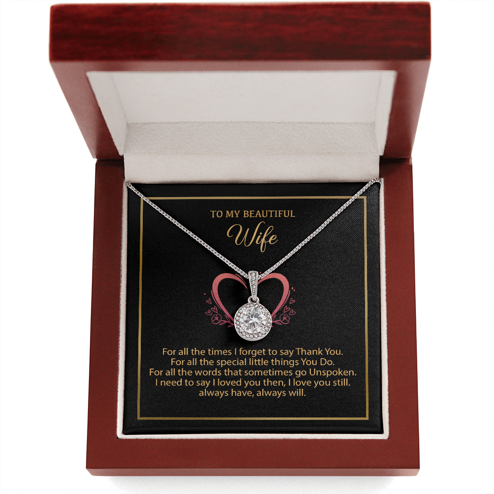 To My Wife Necklace, Gift For Wife, Anniversary Gift For Wife, Necklace For Wife