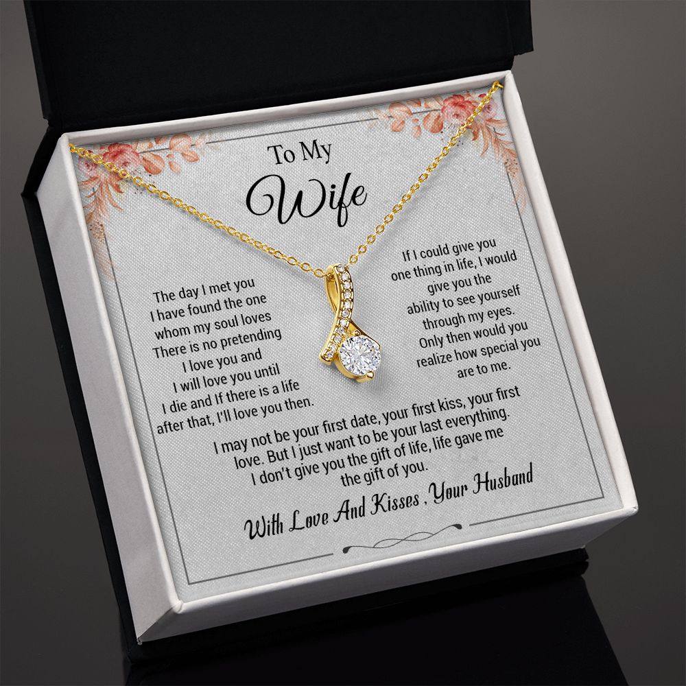 To My Wife Necklace, Birthday Gifts For Wife