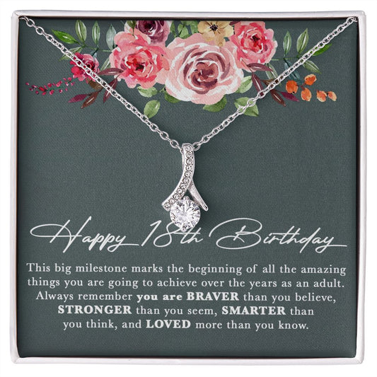 18th Birthday Gifts for Girls Necklace, 18 Year Old Birthday Gift, 18th Birthday