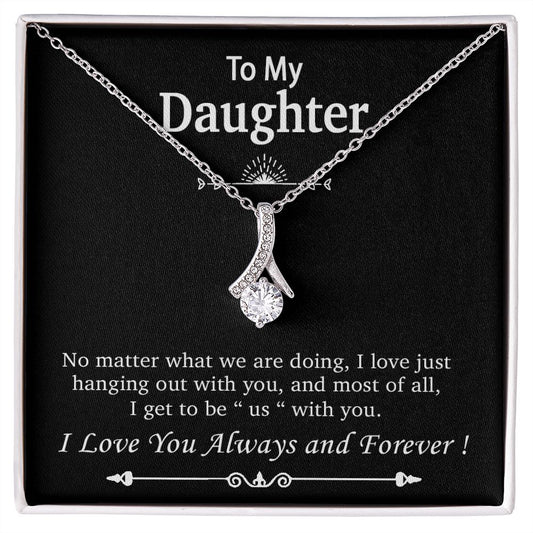 To My Daughter Necklace, Friend forever, Best Friend Necklace, Best Friend Gift