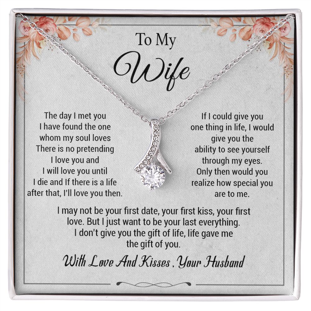 To My Wife Necklace, Birthday Gifts For Wife