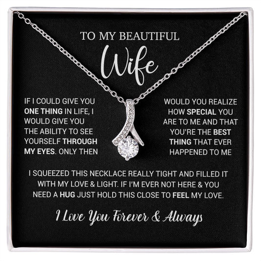 To My Wife Necklace Gift, Birthday Gifts For Wife, Anniversary Gift For Her