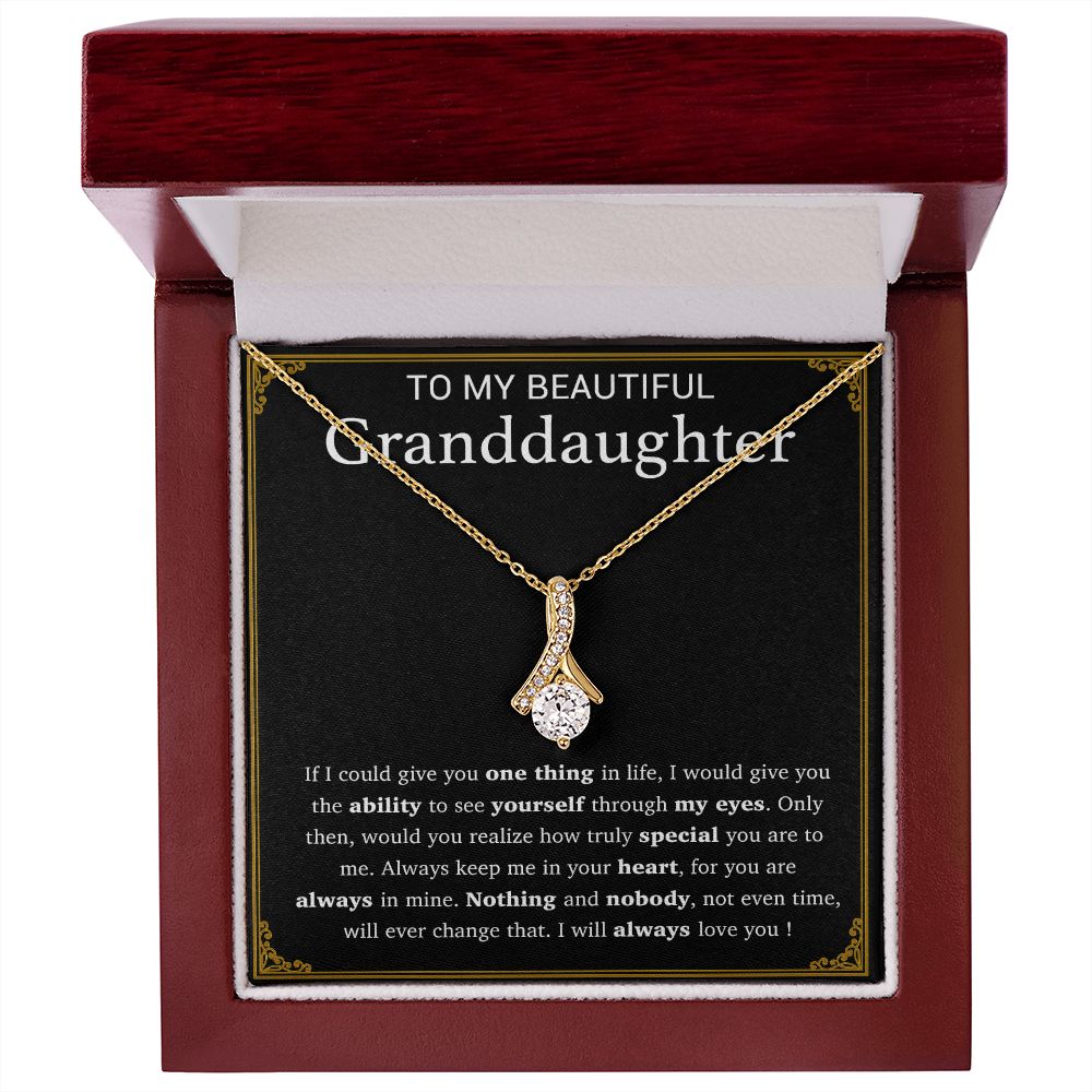 To My Granddaughter Necklace, Birthday Gift For Granddaughter, Birthday Gifts