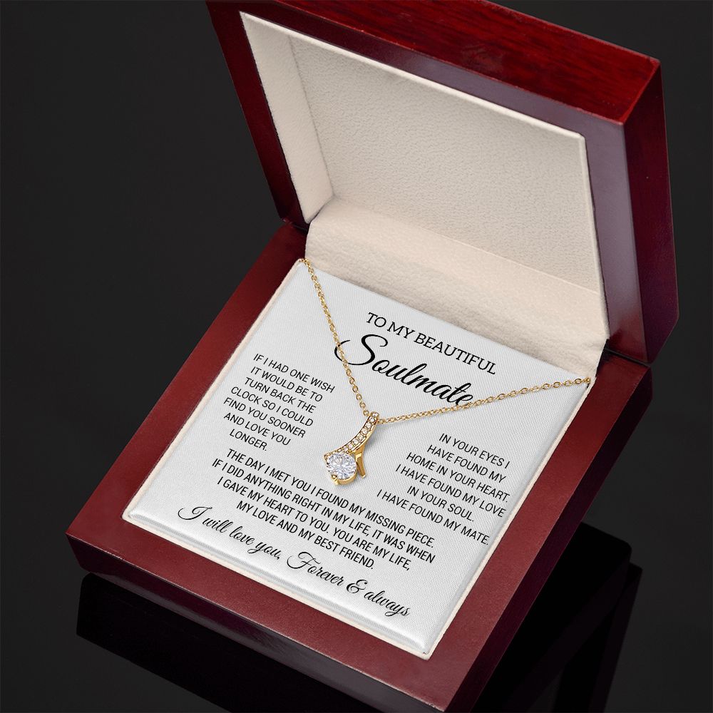 To My Beautiful Soulmate Necklace