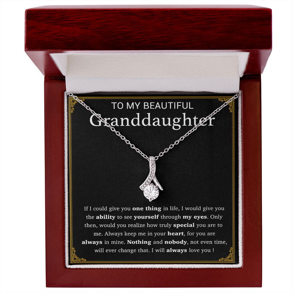 To My Granddaughter Necklace, Birthday Gift For Granddaughter, Birthday Gifts