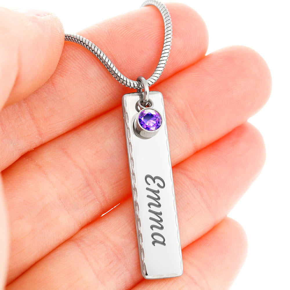 birthstone necklace