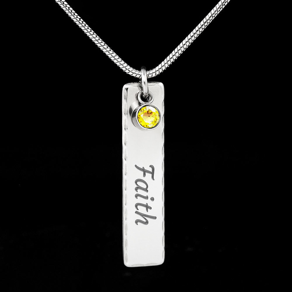 birthstone necklace