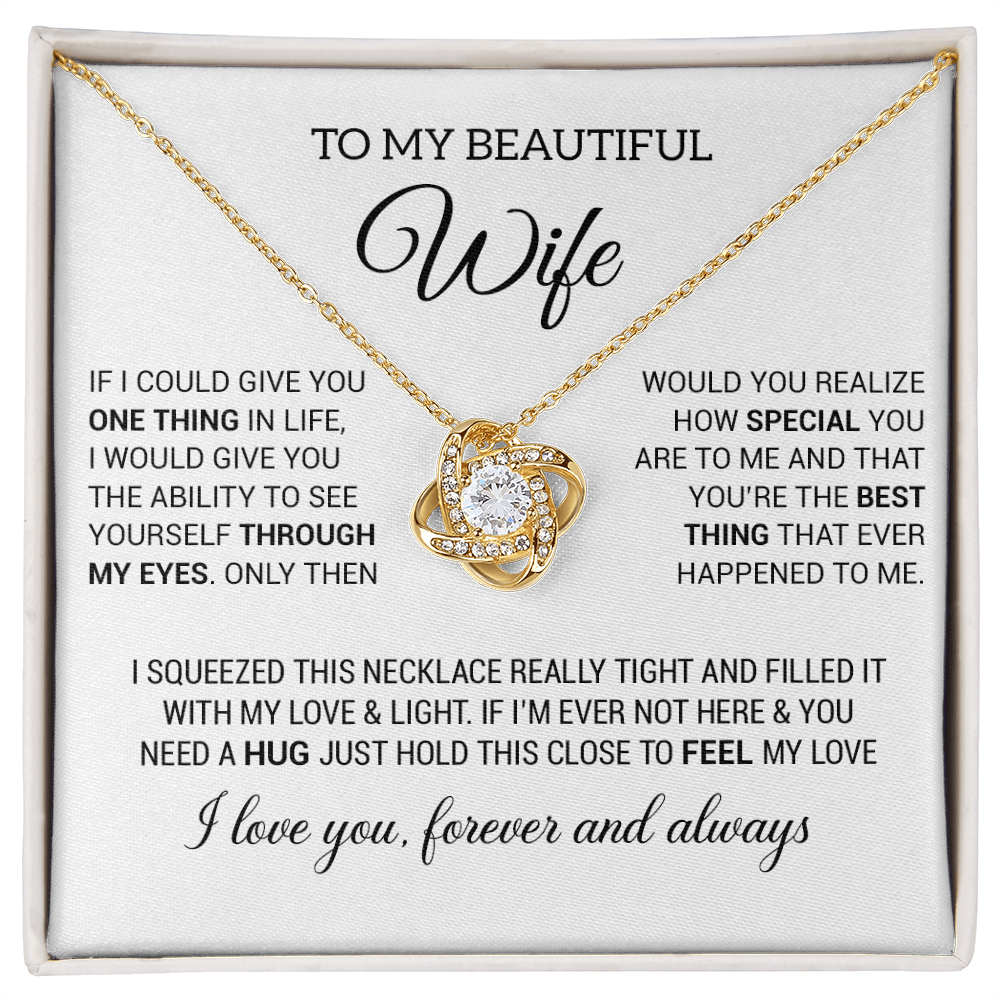 To My Wife Necklace, Necklace For Wife From Husband, Birthday Gifts Soulmate