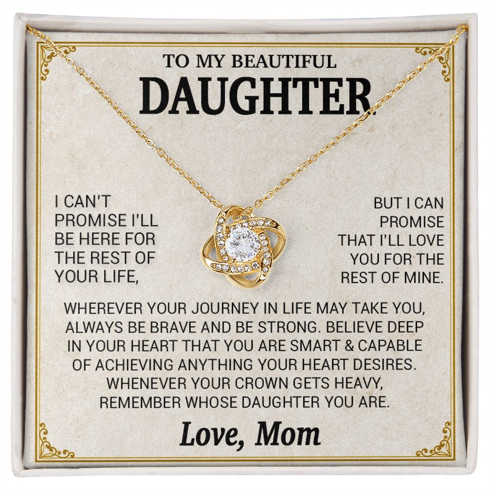 To My Daughter Necklace, Daughter Mother Necklace, Daughter Gift From Mom11