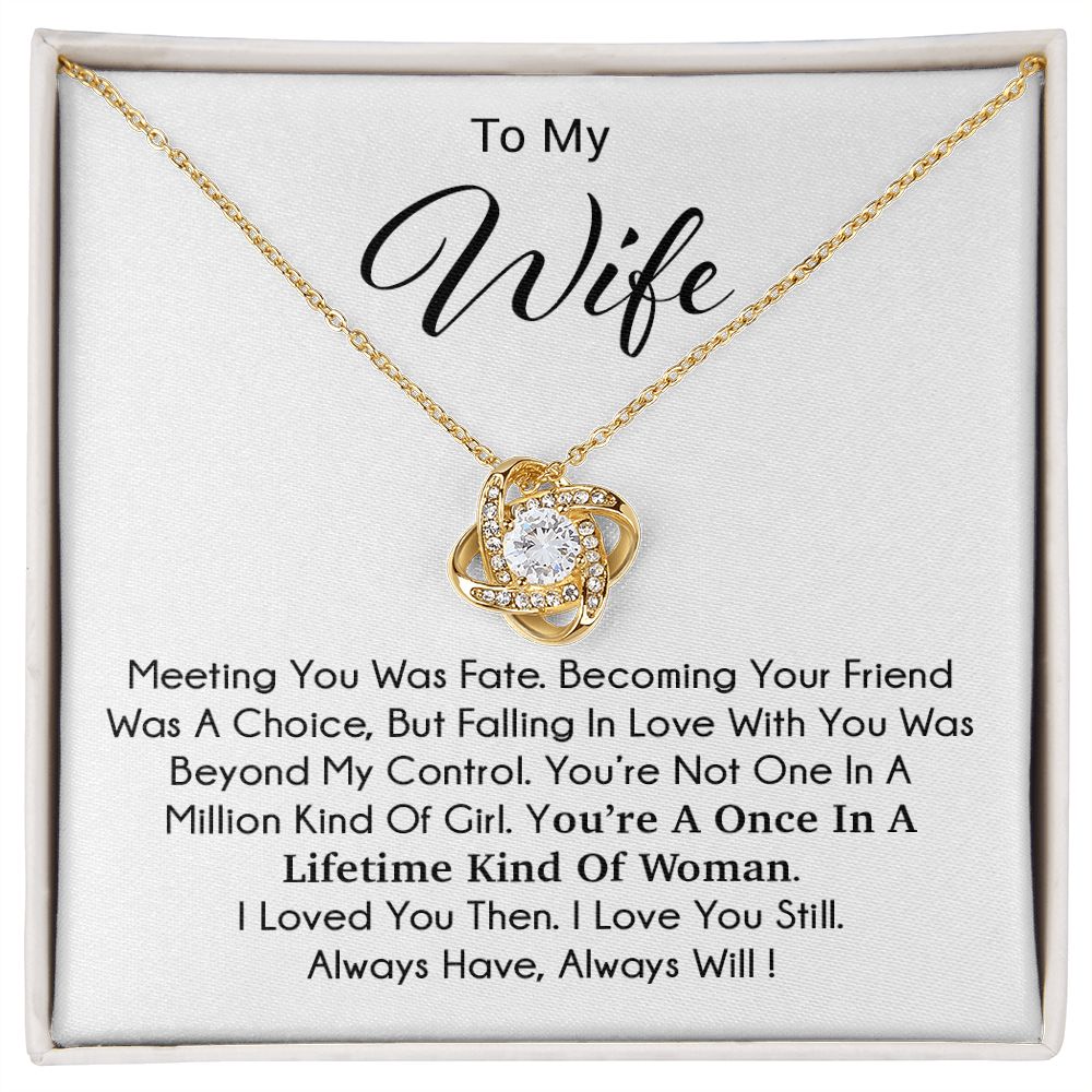 To My Wife Necklace, Gift For Wife, Wife Birthday Gift, Christmas Gifts For Wife