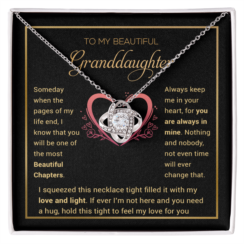 To My Granddaughter Necklace, Birthday Gift For Granddaughter, Birthday Gifts