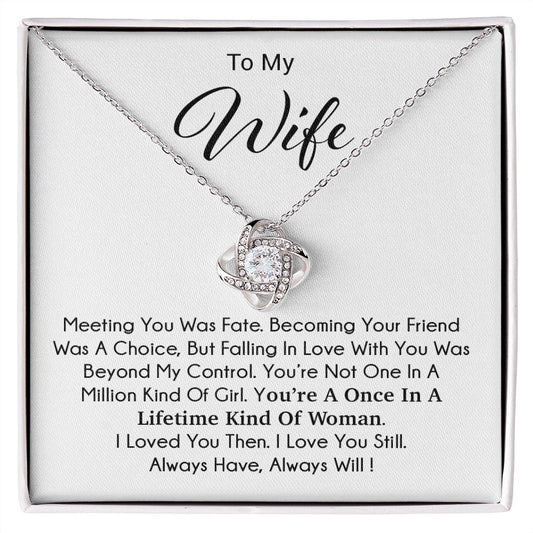 To My Wife Necklace, Gift For Wife, Wife Birthday Gift, Christmas Gifts For Wife