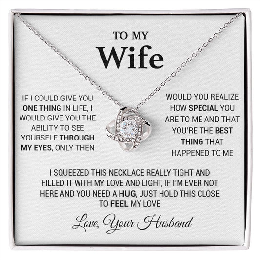 To My Wife Necklace, Wife Gift From Husband, Gift For Soulmate, Valentines Day