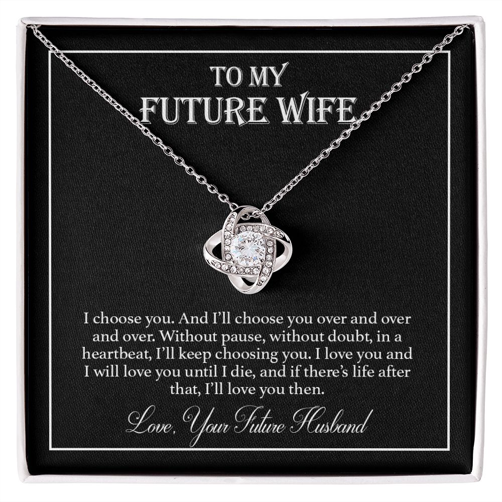 To My Future Wife Necklace, Engagement Gift for Future Wife, Birthday Gift