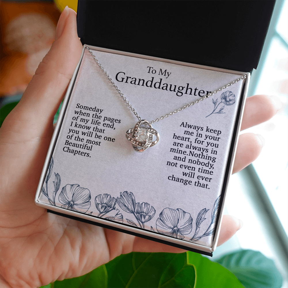 To My Granddaughter Necklace, Birthday Gift For Granddaughter, Birthday Gifts